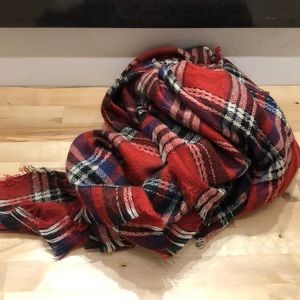 Plaid Blanket Scarf